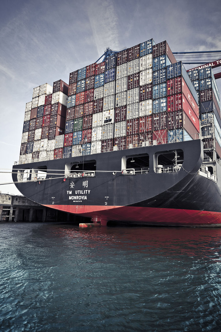 copyright Christian Grund - Containerschiff