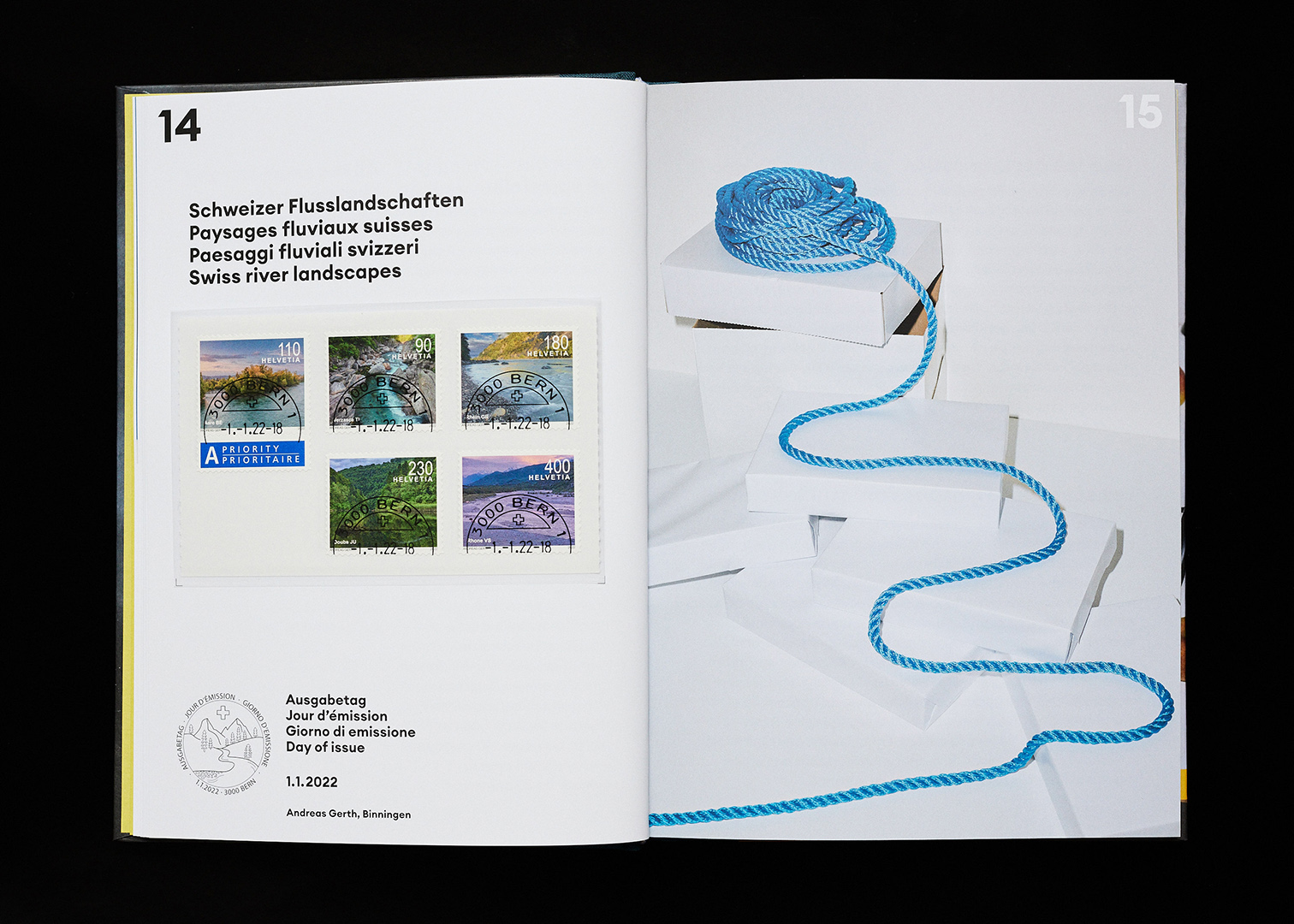 copyright Moritz Schermbach - Die Post – Schweizer Briefmarken 2022