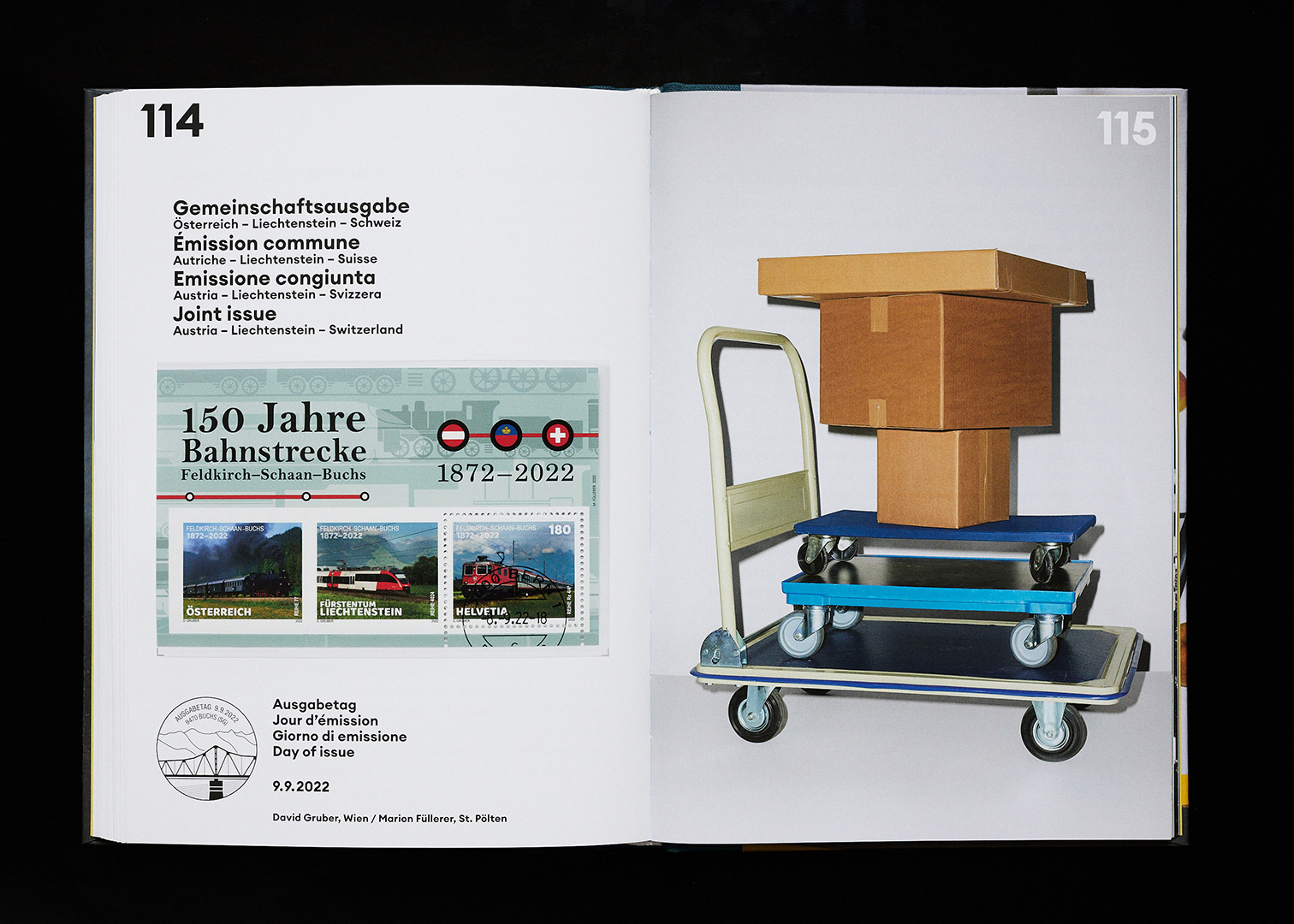 copyright Moritz Schermbach - Die Post – Schweizer Briefmarken 2022