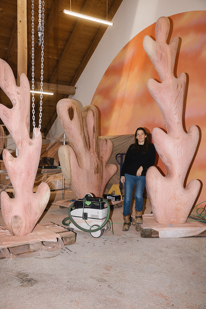 copyright Moritz Schermbach - Claudia Comte – Künstlerin